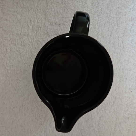 Vintage Mikasa Galleria Opus Black Calla Lily Creamer and Salt & Pepper - Picture 4 of 9